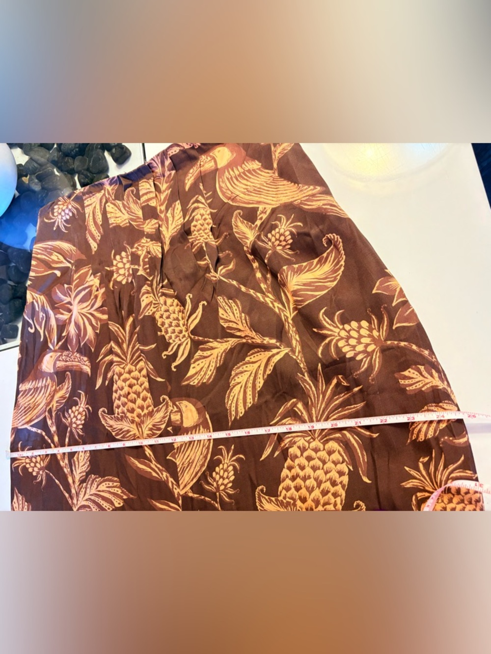 FARM Rio Brown Botanical-Print Wide Leg Pants - Picture 13 of 15